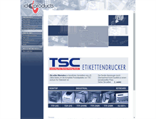 Tablet Screenshot of id-products.at